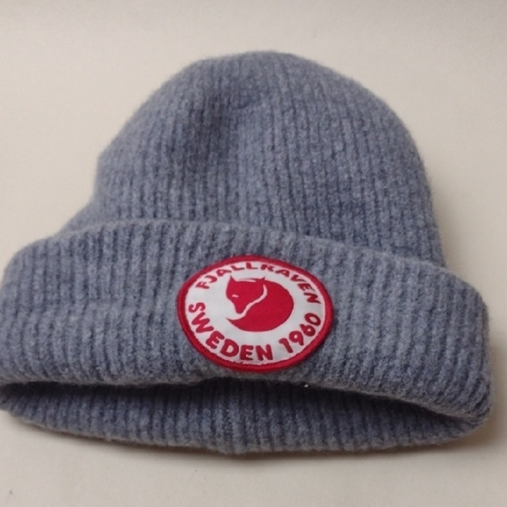 Fjällräven Gray Knit Children's toddlers Beanie